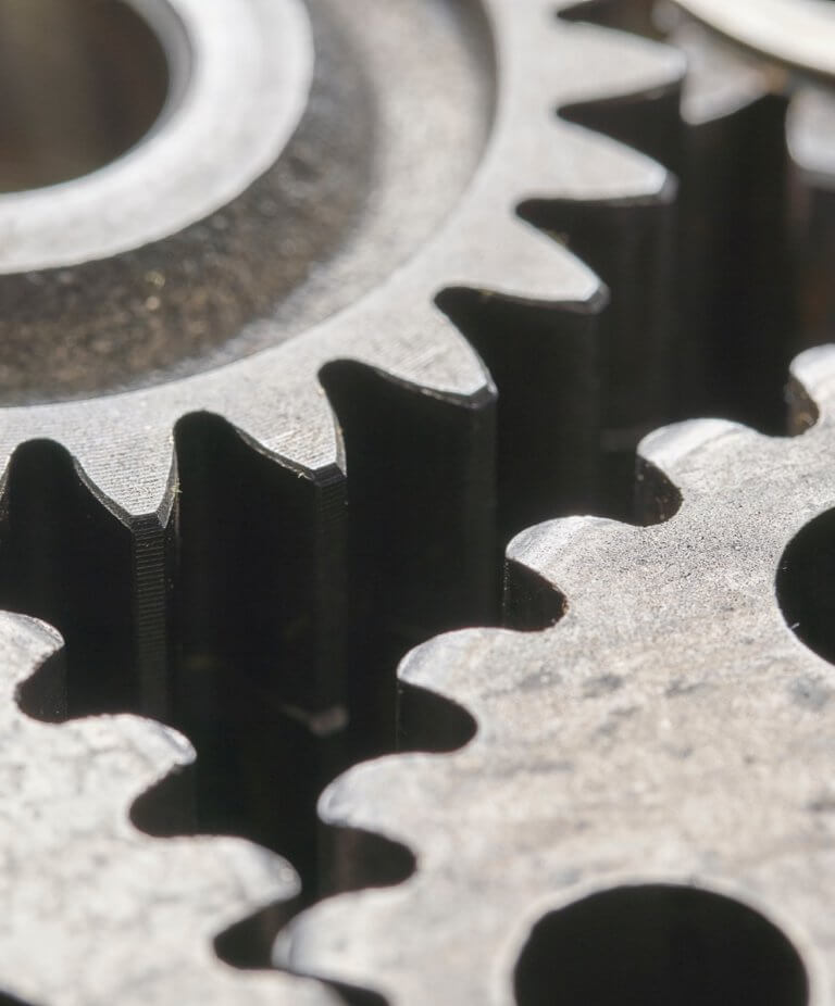 Foto van tandwielen